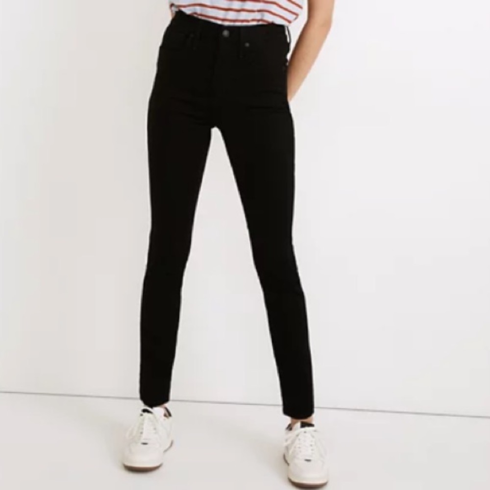 Madewell  skinny high waisted black jeans